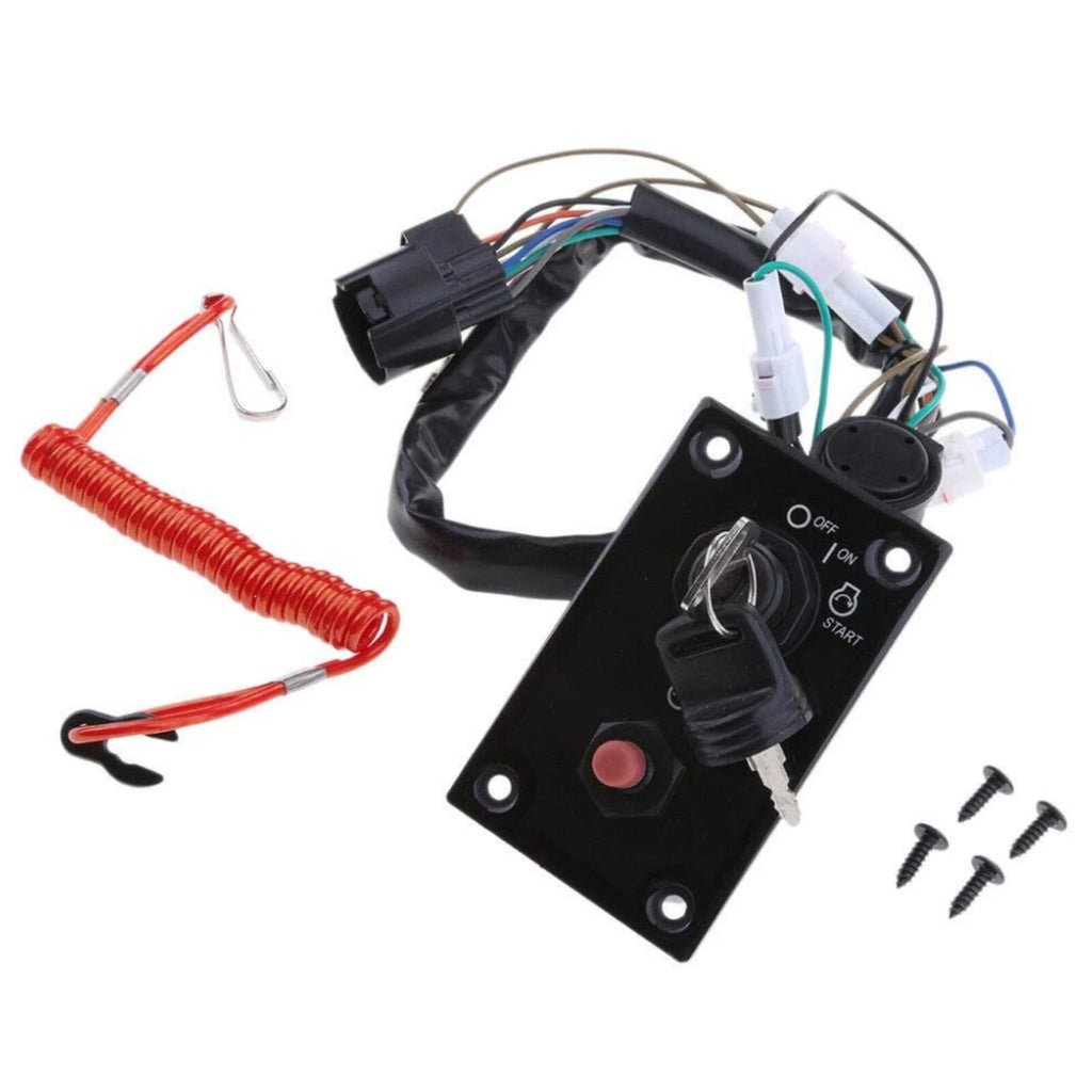 Ignition Key Switch Panel Assembly for Suzuki Outboard (37100-96J24)
