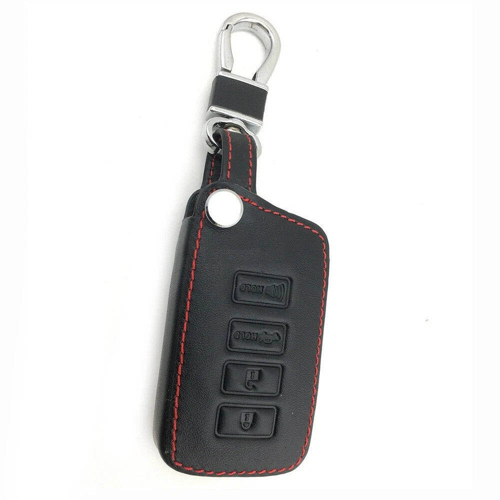 4-Button Leather Key Fob Case for (2010–2023)