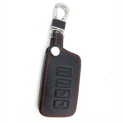 4-Button Leather Key Fob Case for (2010–2023)