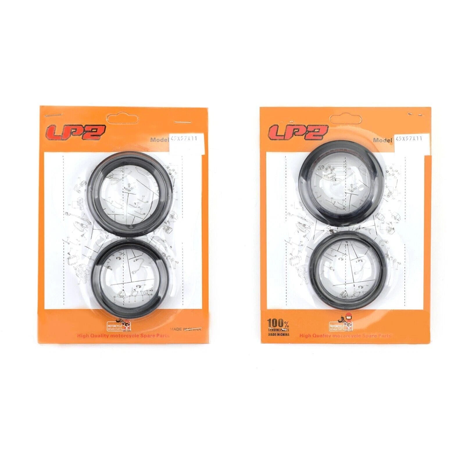 Fork Oil Dust Seal Repair Kit for Honda CBR900RR VTX1800 ST1300 (2003–2018)
