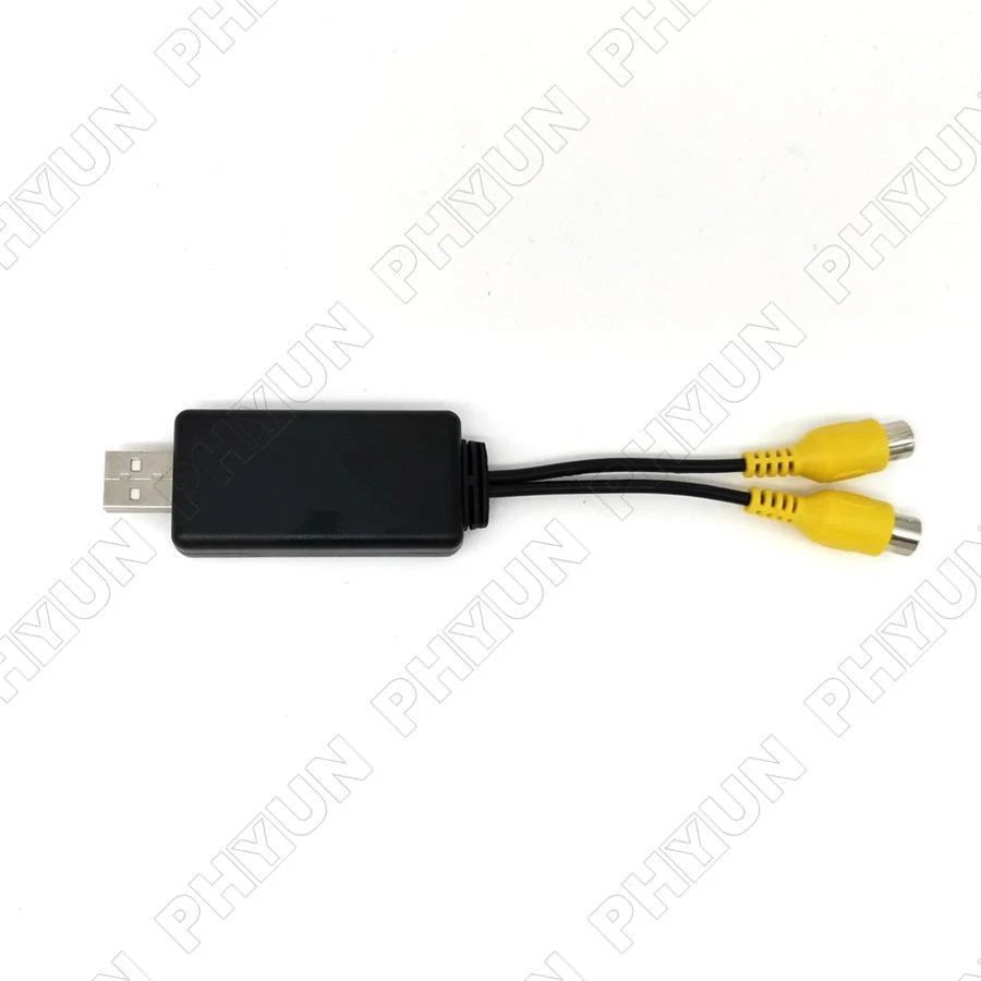 USB to RCA Interface Adapter for Car Android Radio Player (does not have)