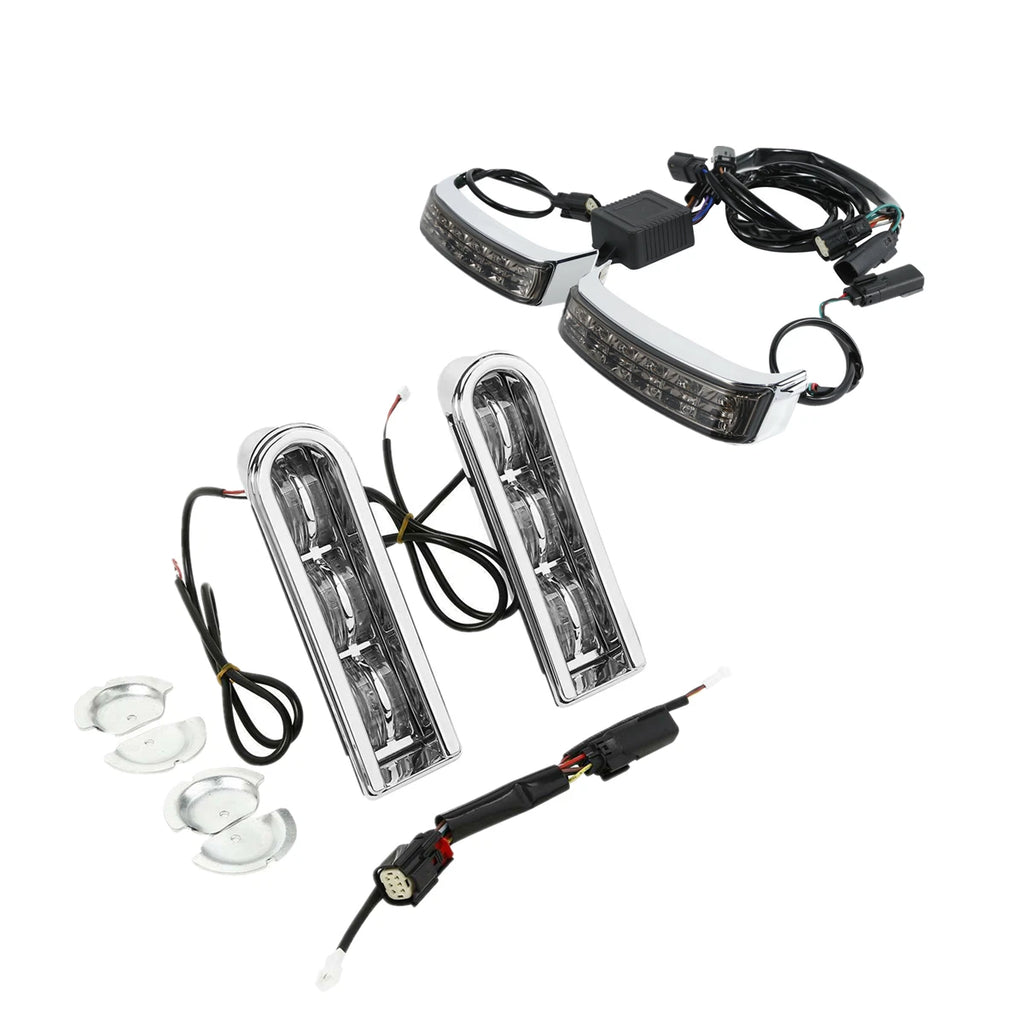 LED Inserts Saddlebag Support Light & Brake Turn Light for Harley Touring (2014–2024)