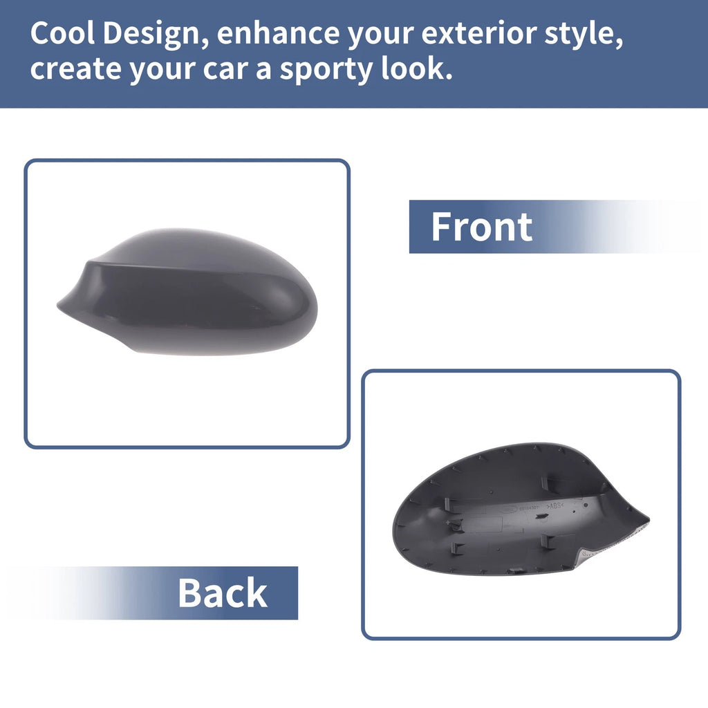 Mirror Cover Cap Replacement for BMW 1 Series E81 E82 E87 E88 (2004–2010)