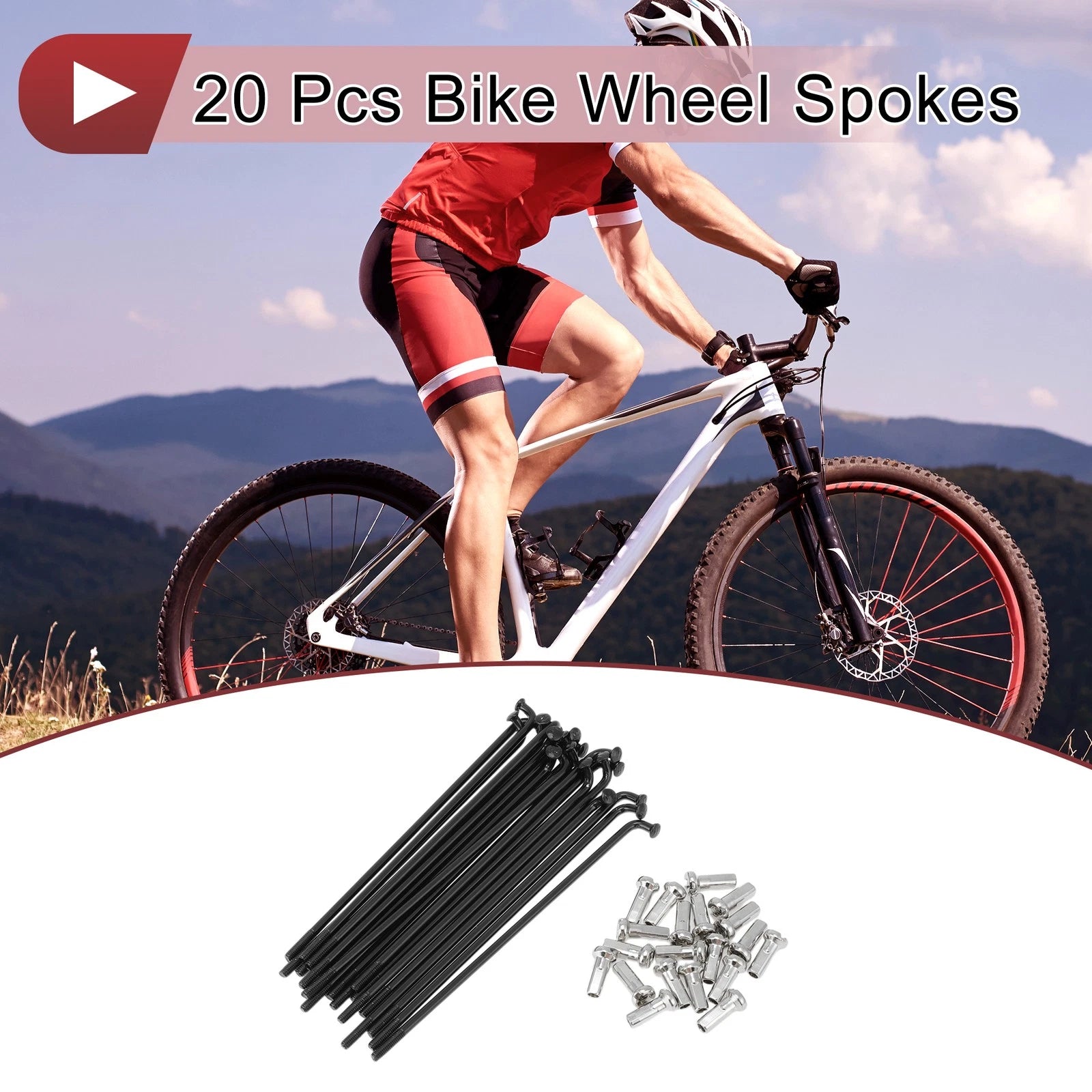 Bicycle Spokes 92mm Replacement Set for 700C Wheels (1990–2005)