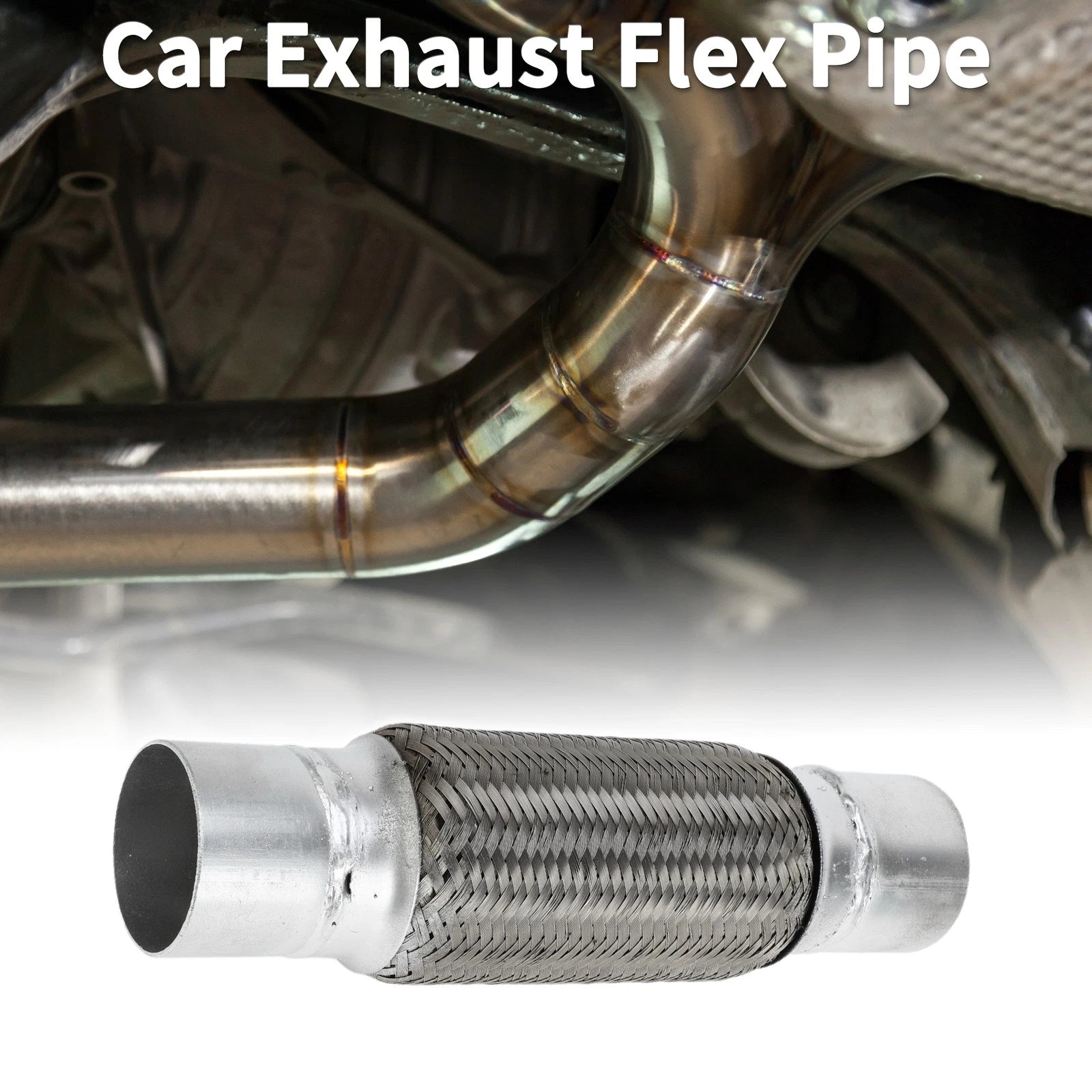 Exhaust Flex Pipe 2.59 Inch OD for Universal Applications (1 Piece)