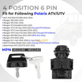 Ignition Key Switch for Polaris (4012166, 4011142)