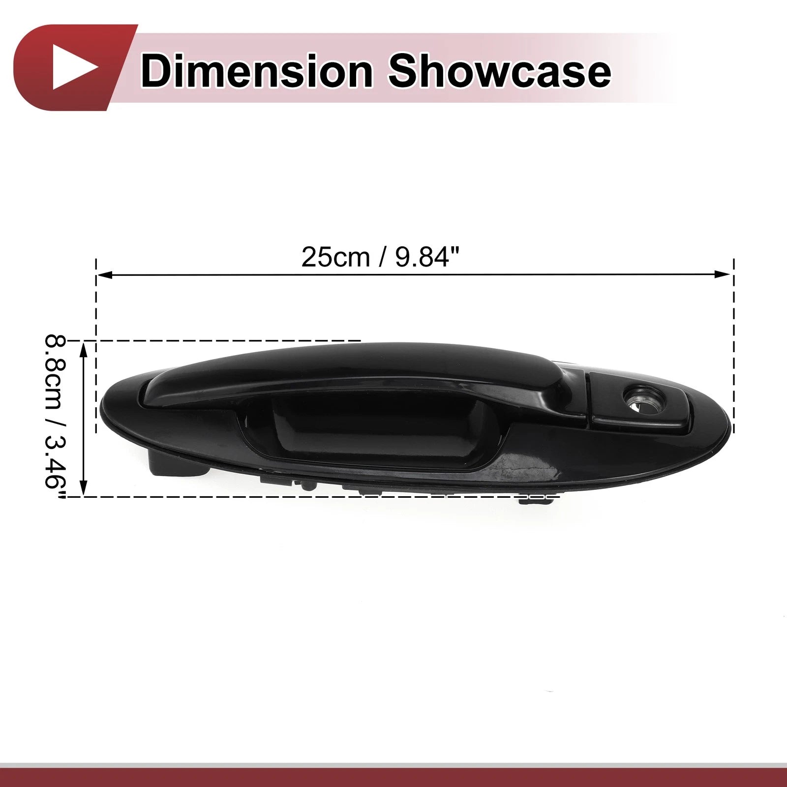 Car Exterior Door Handle Front Left Replacement for Hyundai Sonata (2018–2019)
