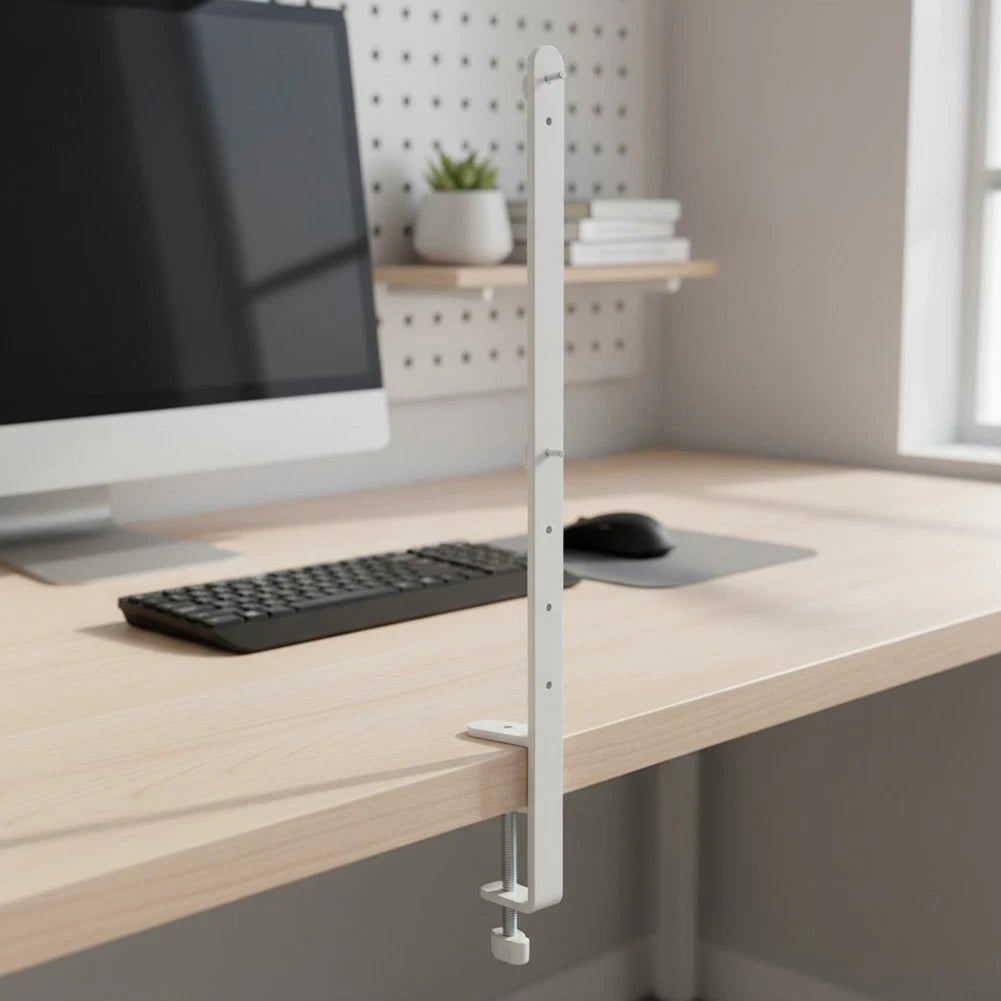 Set of 2 Nailless Desk Clamp Brackets for Pegboard Organizers
