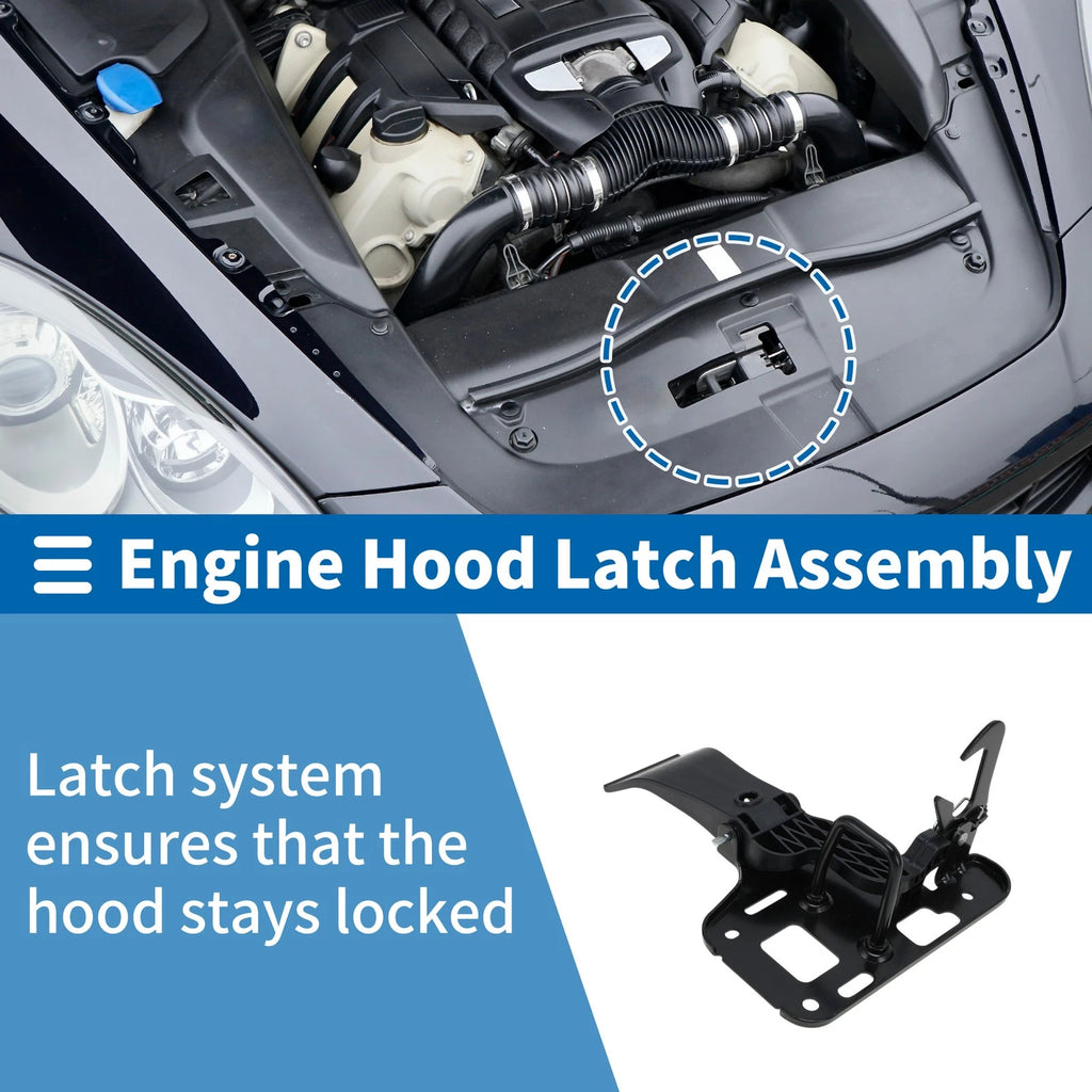 Hood Latch Assembly OEM Replacement for Audi Q5 (2009–2017)