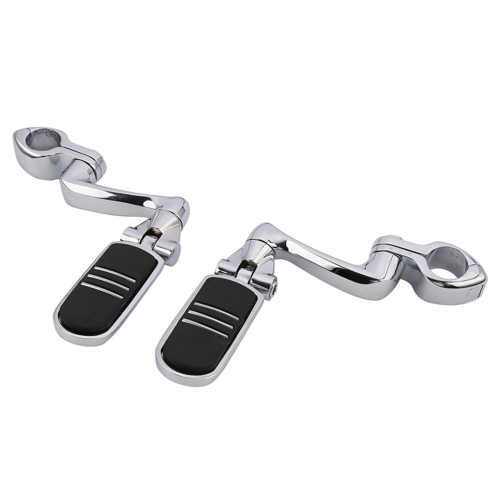 360 Adjustable Highway Foot Pegs for Harley (Fits 1 1/4" Engine Guard)
