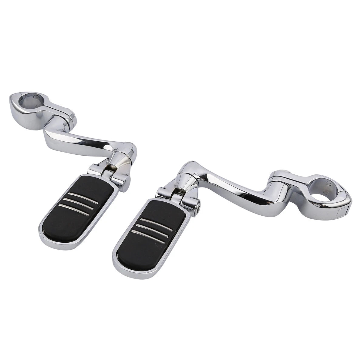 360 Adjustable Highway Foot Pegs for Harley (Fits 1 1/4" Engine Guard)
