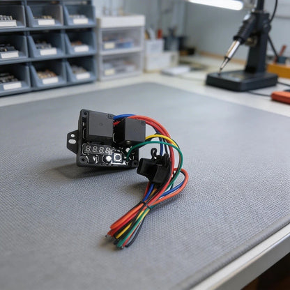 12V Digital Temperature Controlled Fan Switch Kit for ATV UTV Motorcycle EV