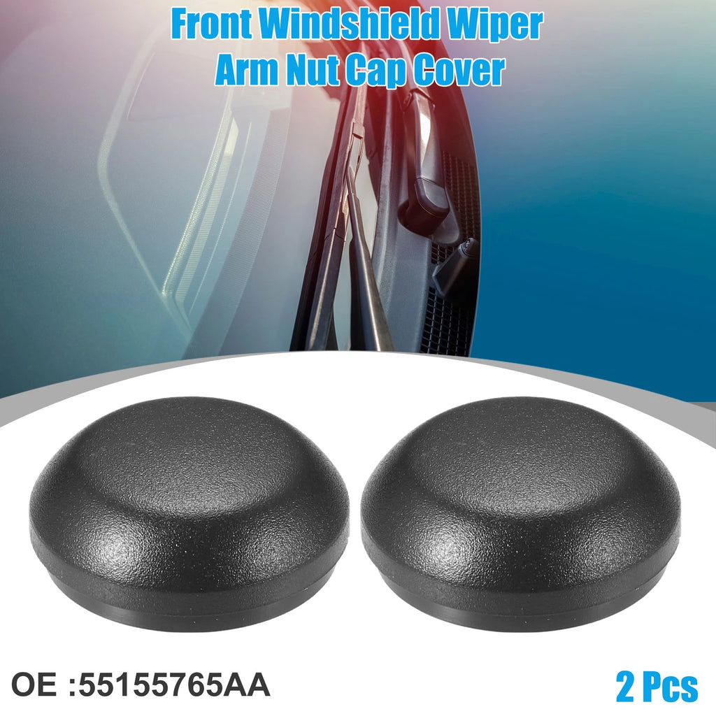 2pcs Wiper Arm Nut Cover Cap for Jeep Compass (2017–2022)
