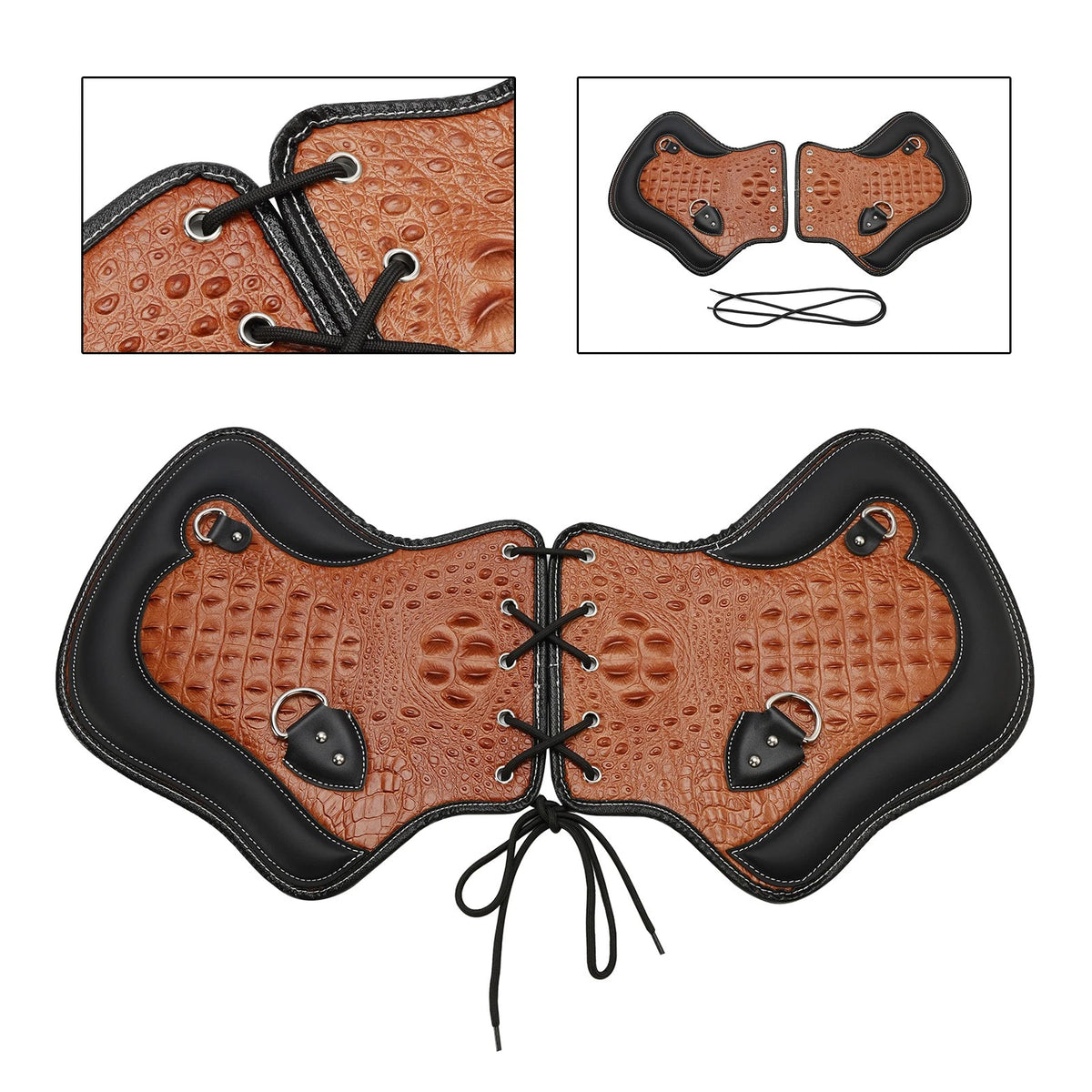 2Pcs Heat Saddle Shield Deflector for Harley FLHXS, FXDWG (2010–2023)