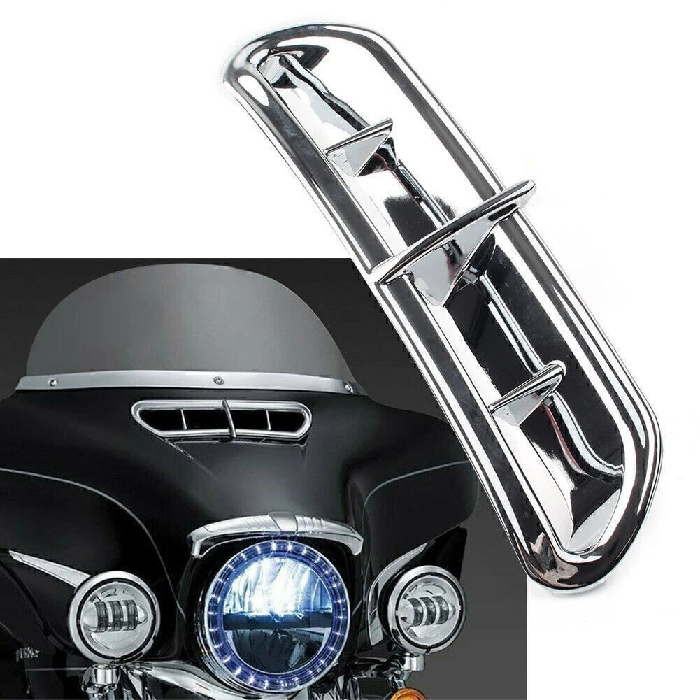Chrome Fairing Vent Accent for Harley Touring Electra Street Tri Glide (2014–2020)