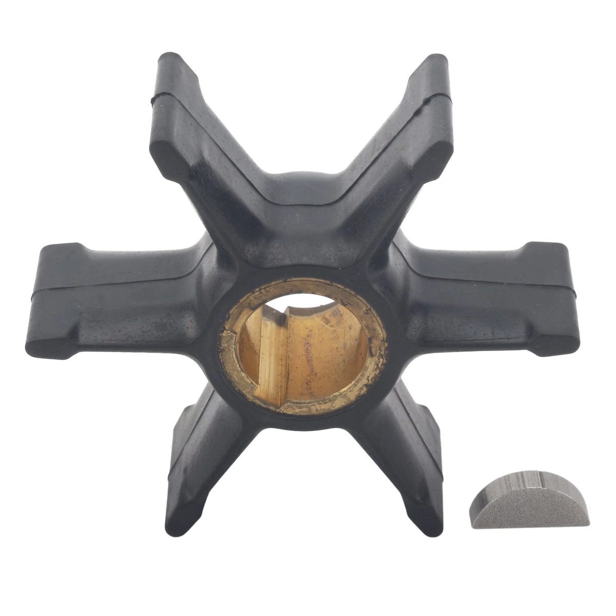 Outboard Water Pump Impeller & Key for Evinrude Johnson 35 40 50 55 HP Engine