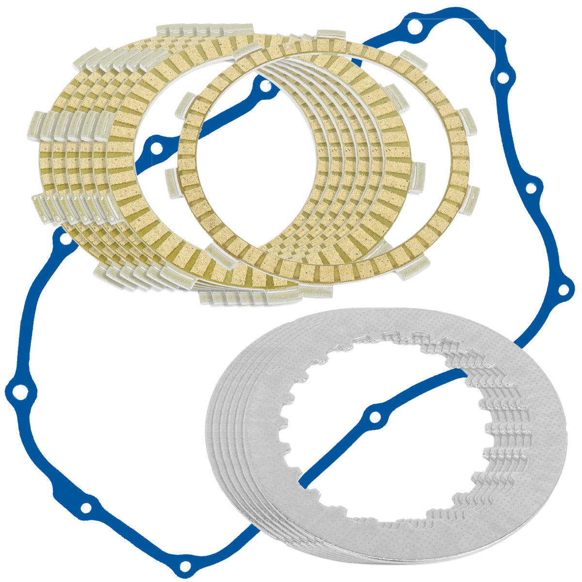 Clutch Friction Plates and Gasket Kit for Honda CM450E CM450C (1982–1983)