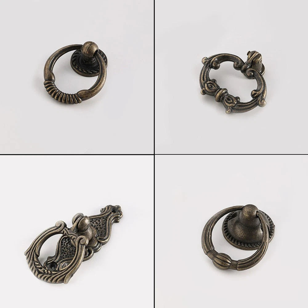 Set of 10 Zinc Alloy Door Pull Handles for Cabinet Drawer