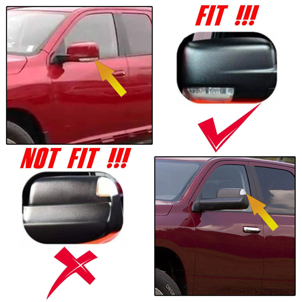 Side Mirror Turn Signal Puddle Light for Dodge Ram 1500 2500 (2009–2014)