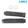 2pcs Front Fork Shock Boots for Honda CG125 (1985–1987) - Black