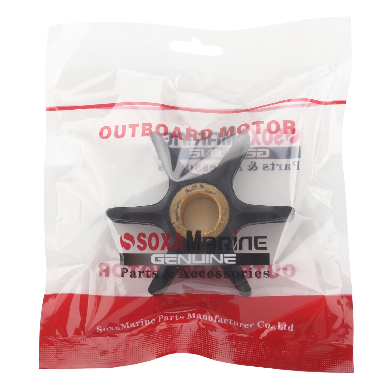 Outboard Water Pump Impeller & Key for Evinrude Johnson 50-75 HP (1970-2023)