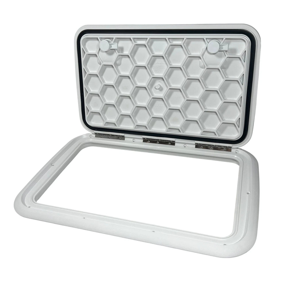 Deck Hatch Lid for Boat (13in x 20in, Polar White)