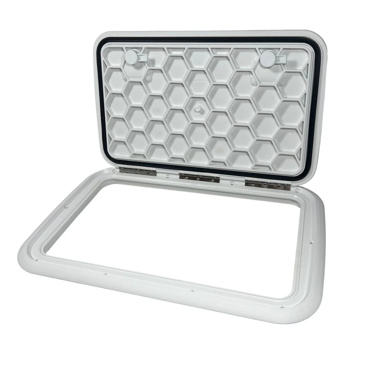 Deck Hatch Lid for Boat (13in x 20in, Polar White)