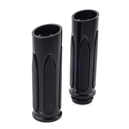 1" Hand Grips Electronic Throttle for Harley Softail Road Street Electra Glide