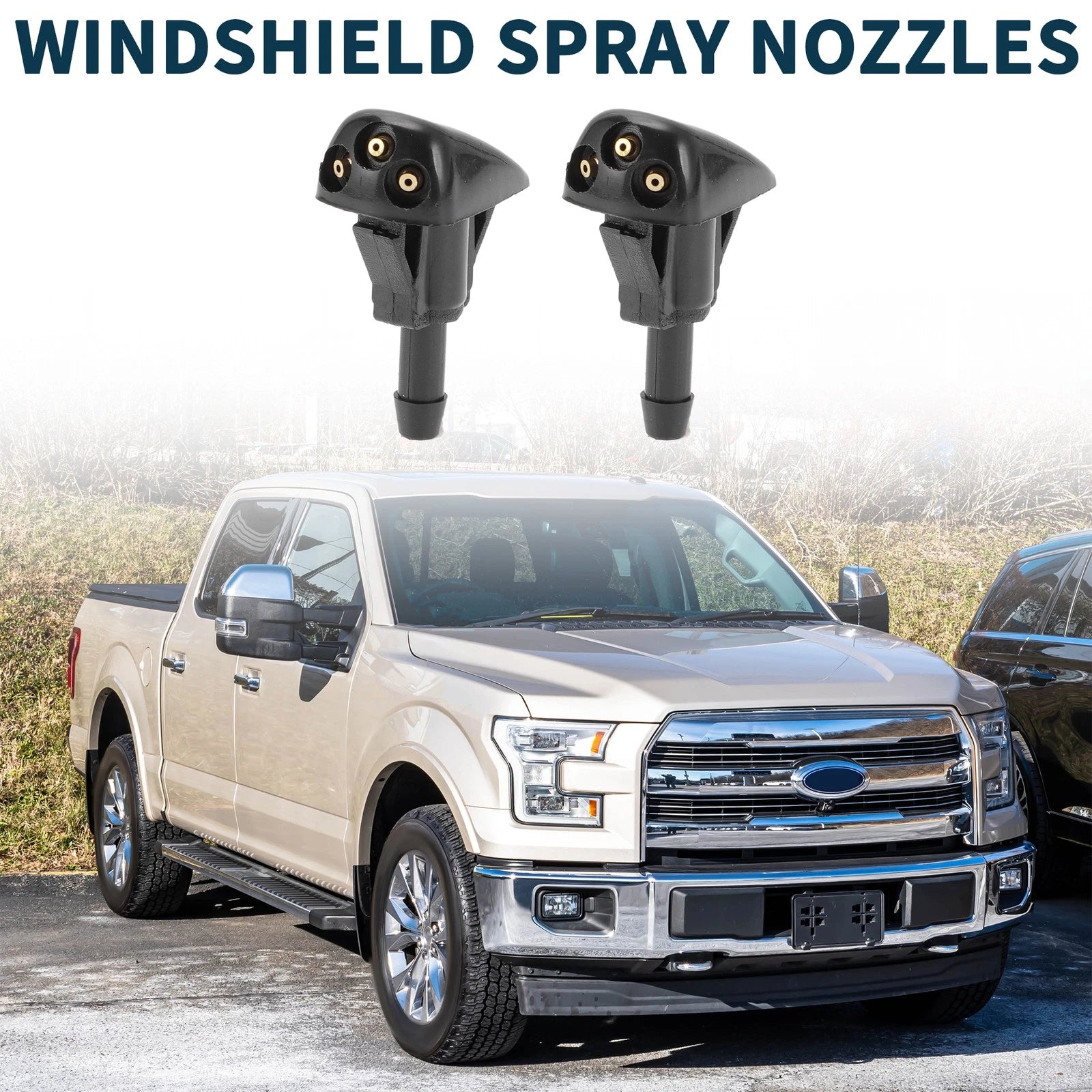 Windshield Washer Nozzles Front Set for Kia Sorento (2003–2009)