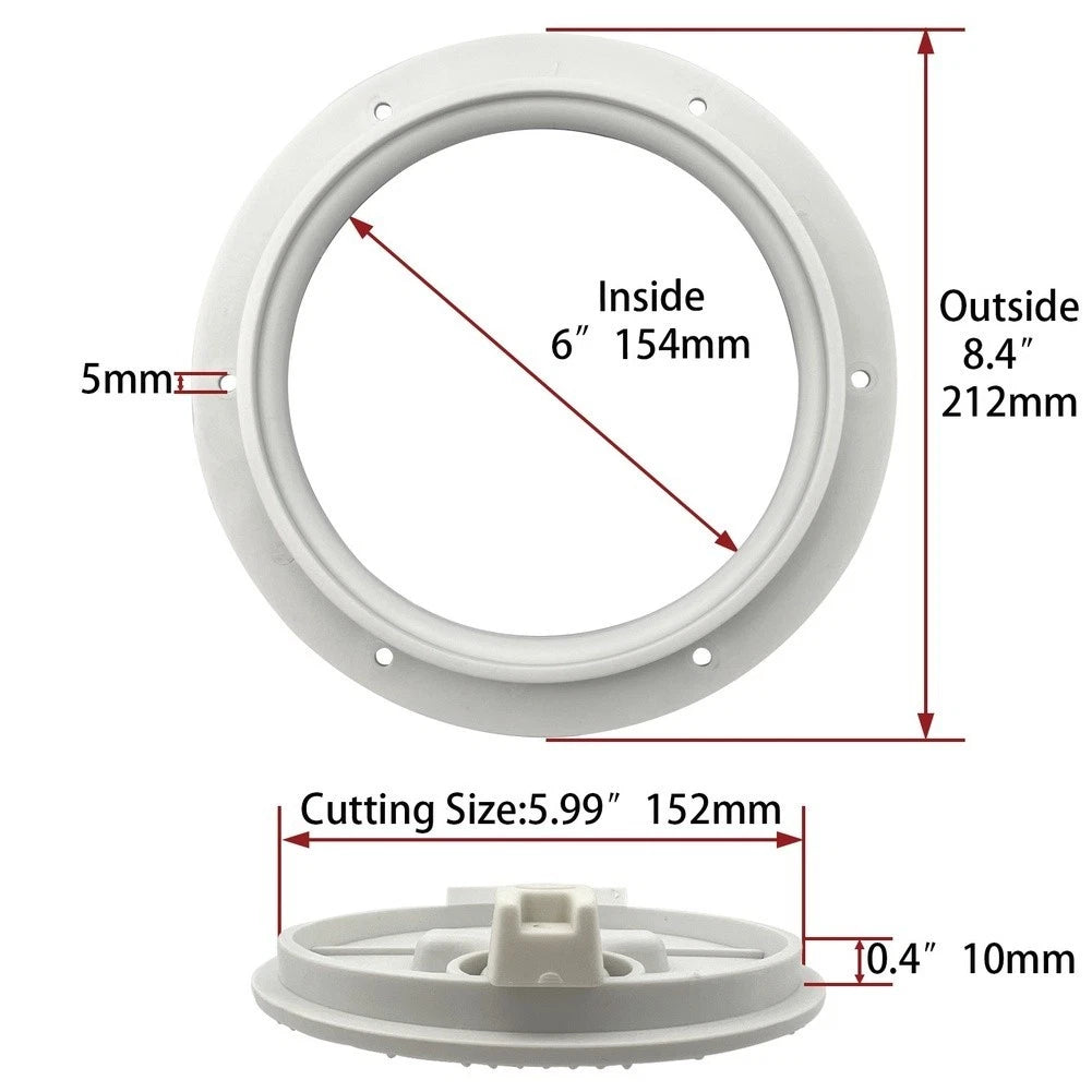 Storage Lid 21.2x21.2cm for Boat Deck Inspection