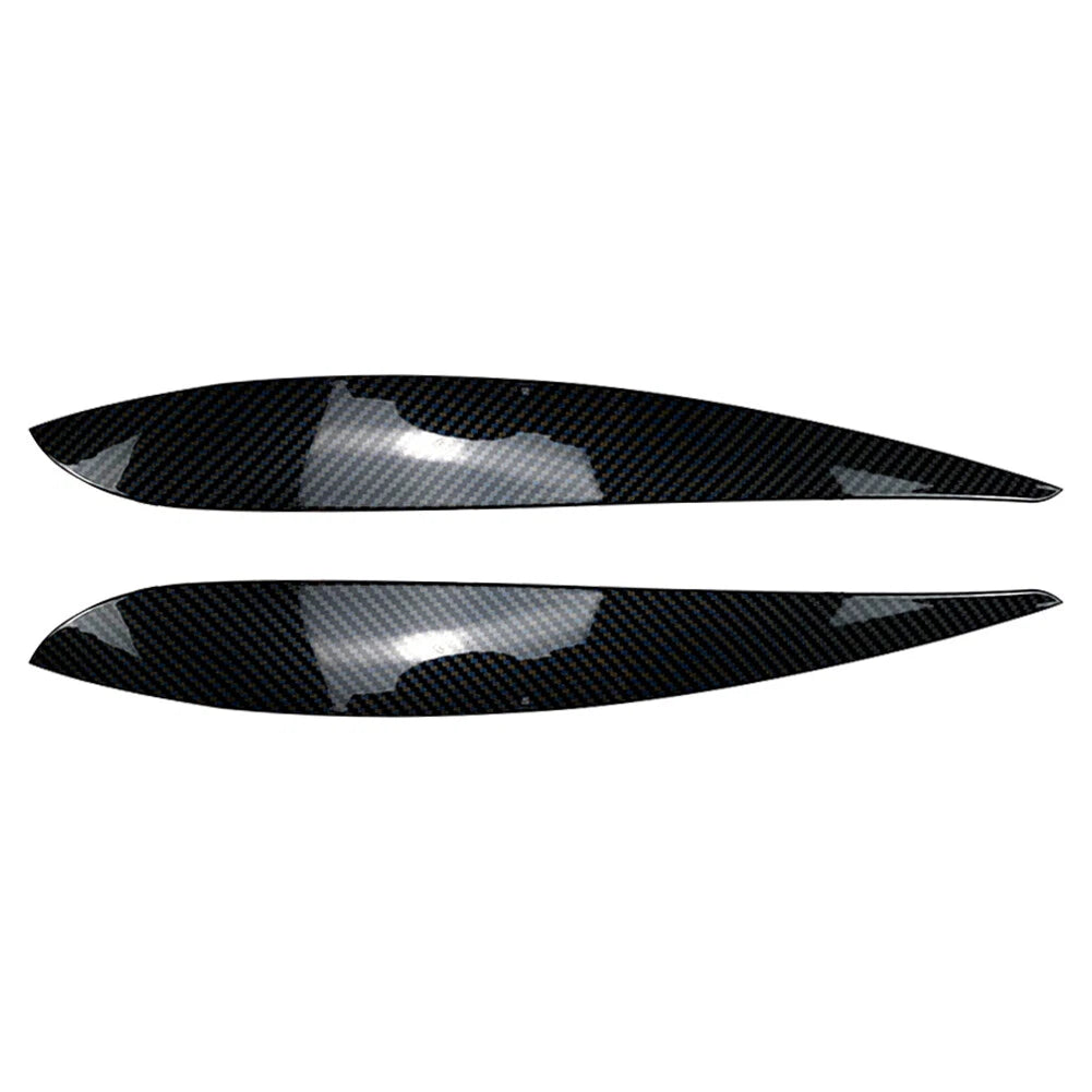 Headlight Eyebrow Eyelid Molding Trim for VW Polo 9N (2005–2009) Carbon