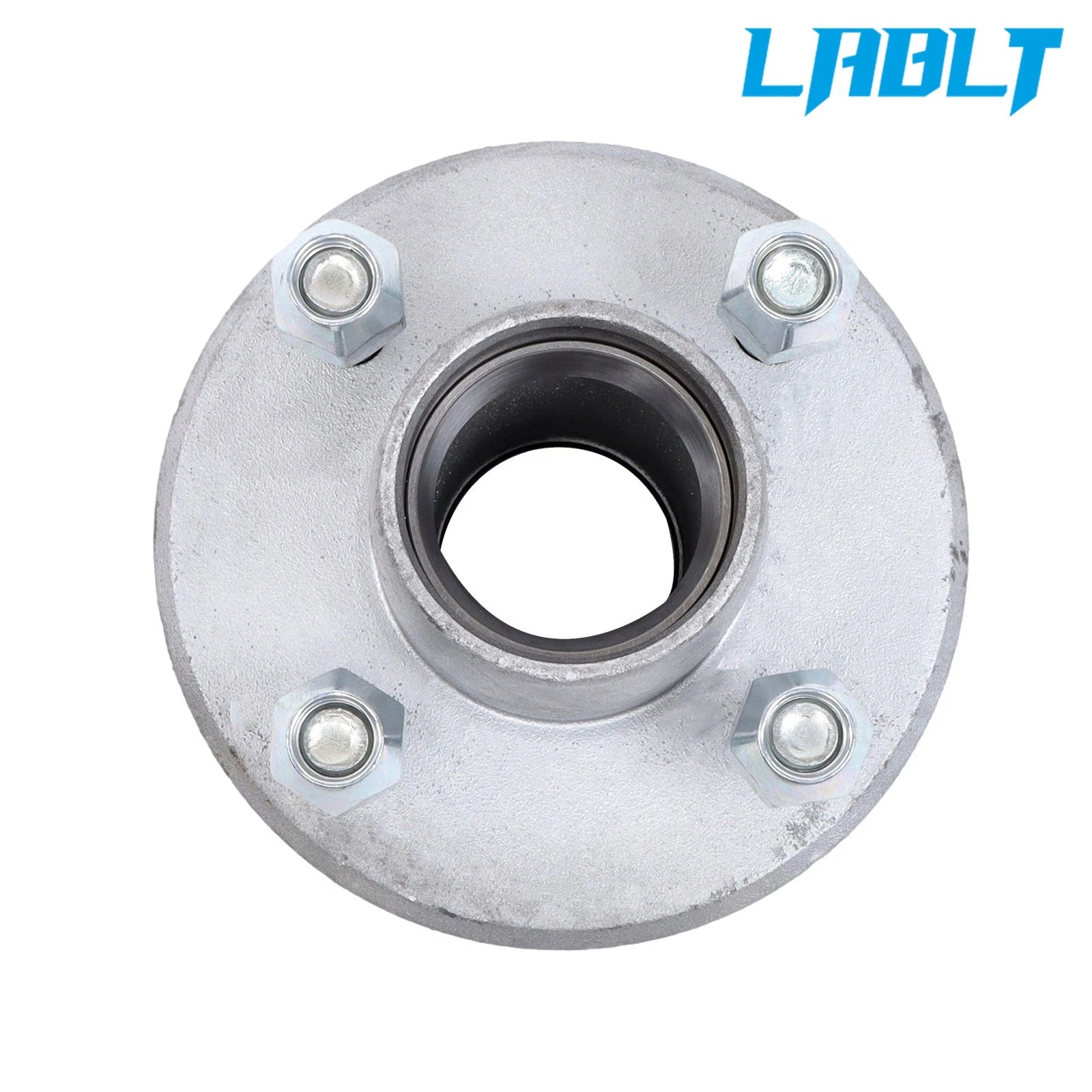 2 Pack Trailer Hub Kit 4 on 4" for 2000 lbs Spindle (Galvanized)