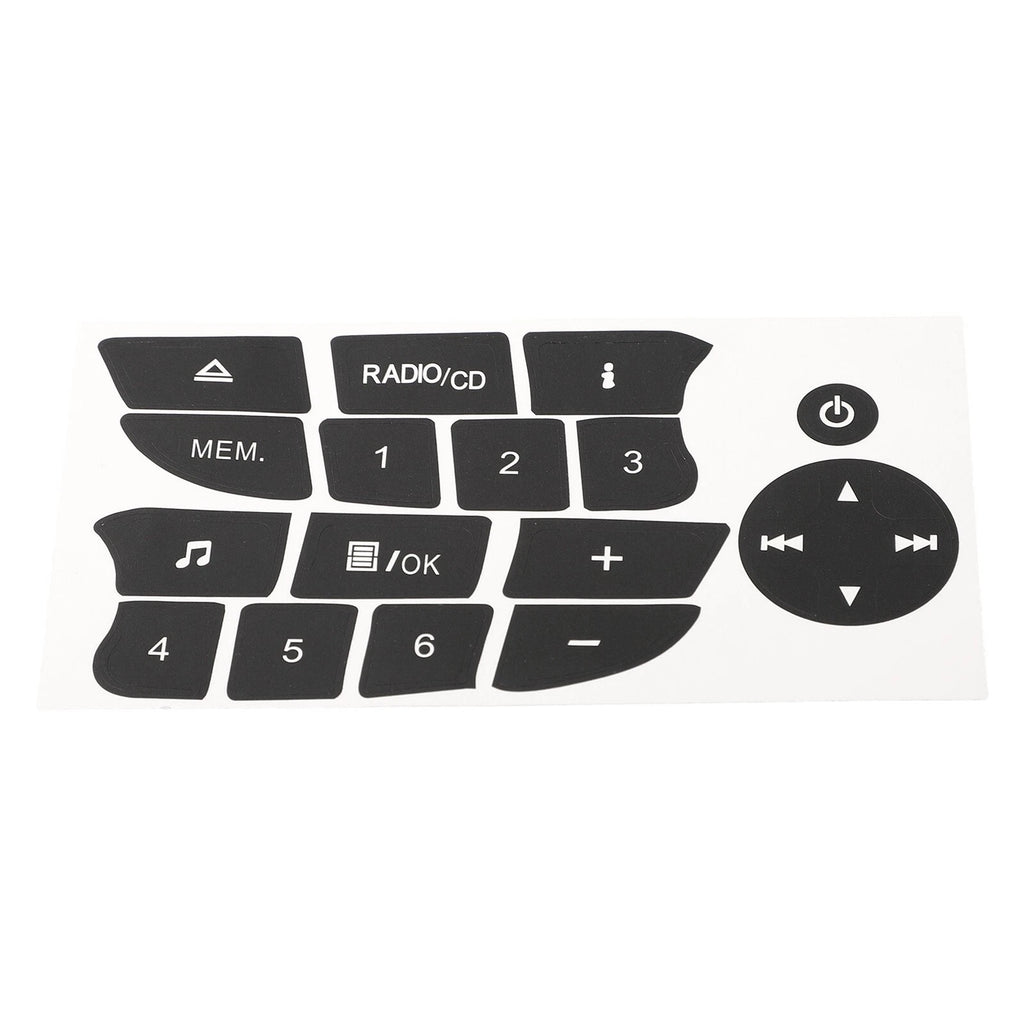 Control Board Radio CD Button Decals for Renault