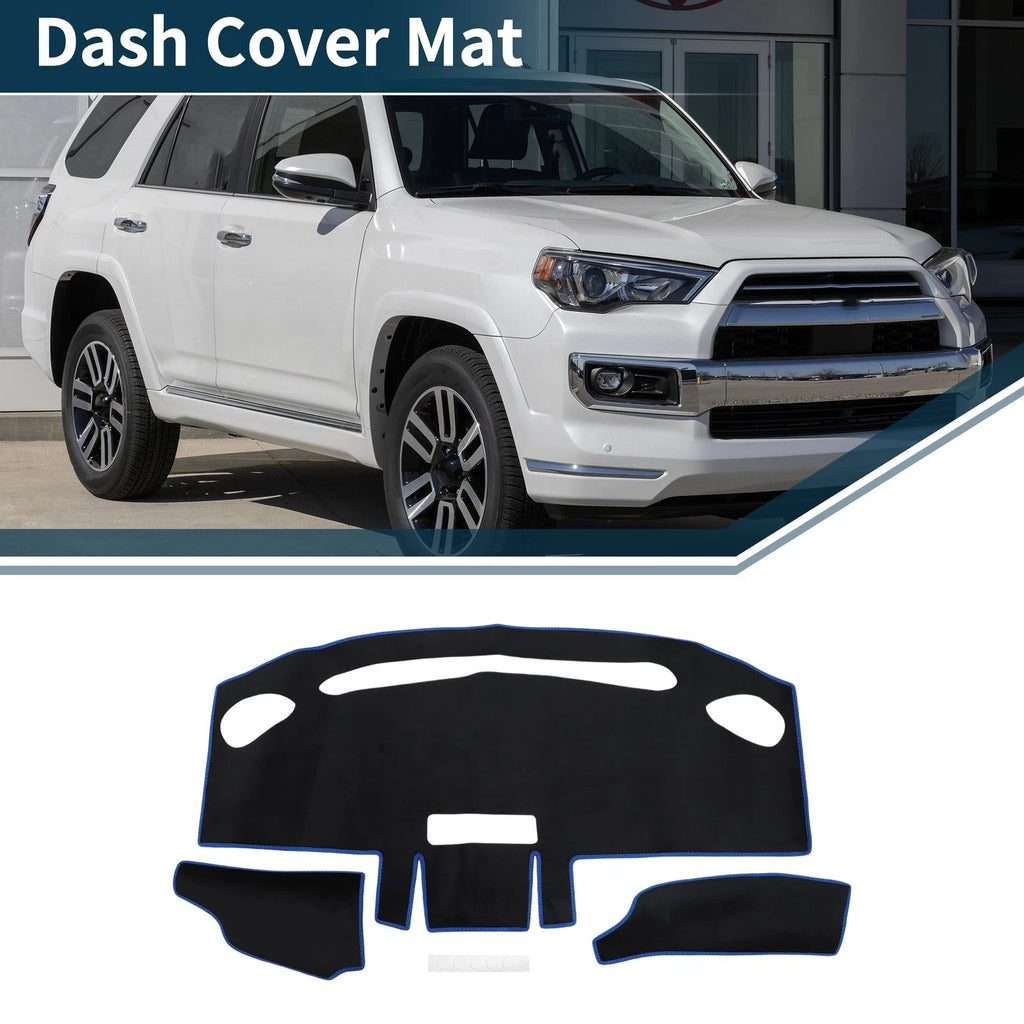 Dashboard Dash Cover Mat for Mazda Flair Wagon MM21 Sun Protector Black Blue Set (2009–2016)