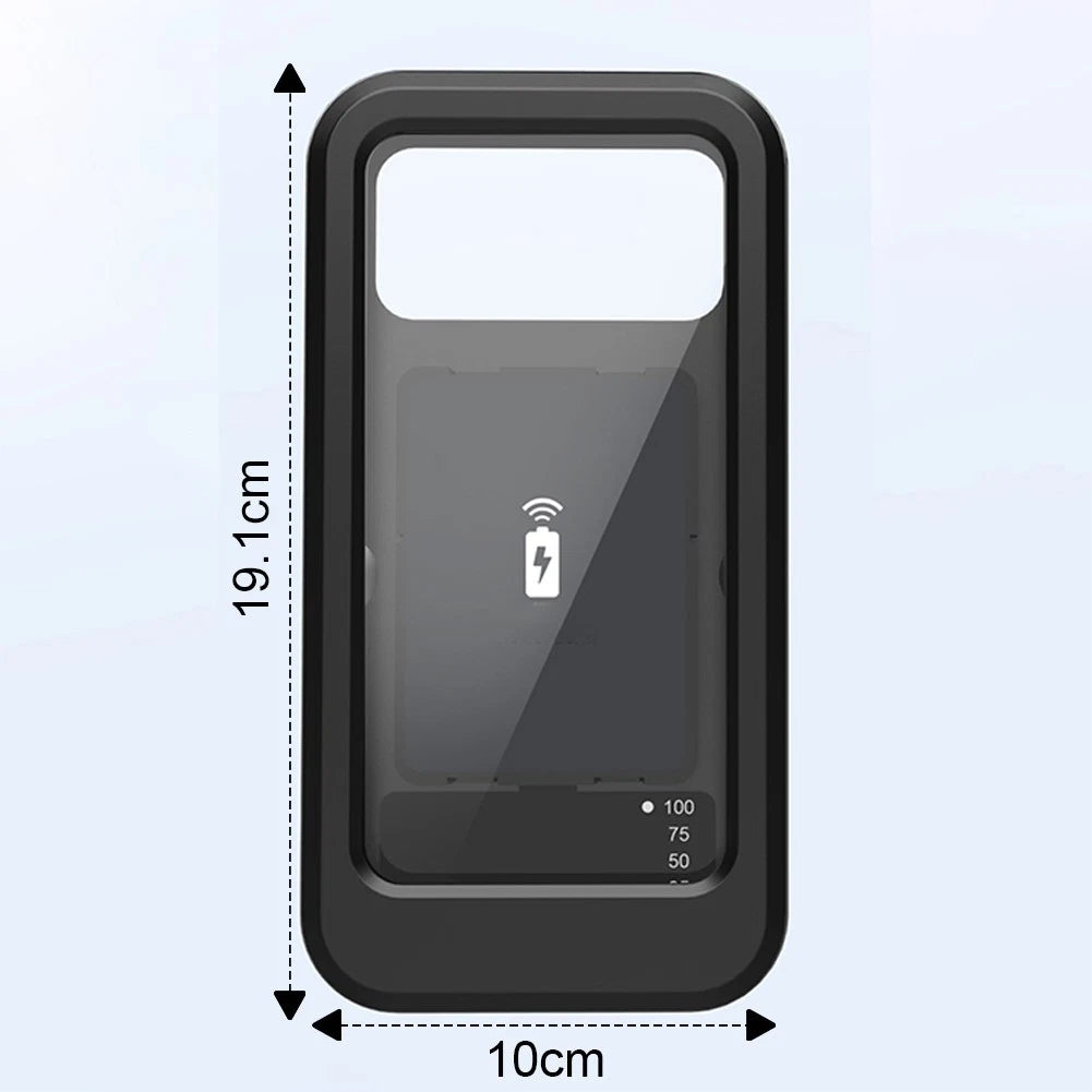 Motorcycle Phone Holder with Wireless Charging for Universal Fit (2010–2023)