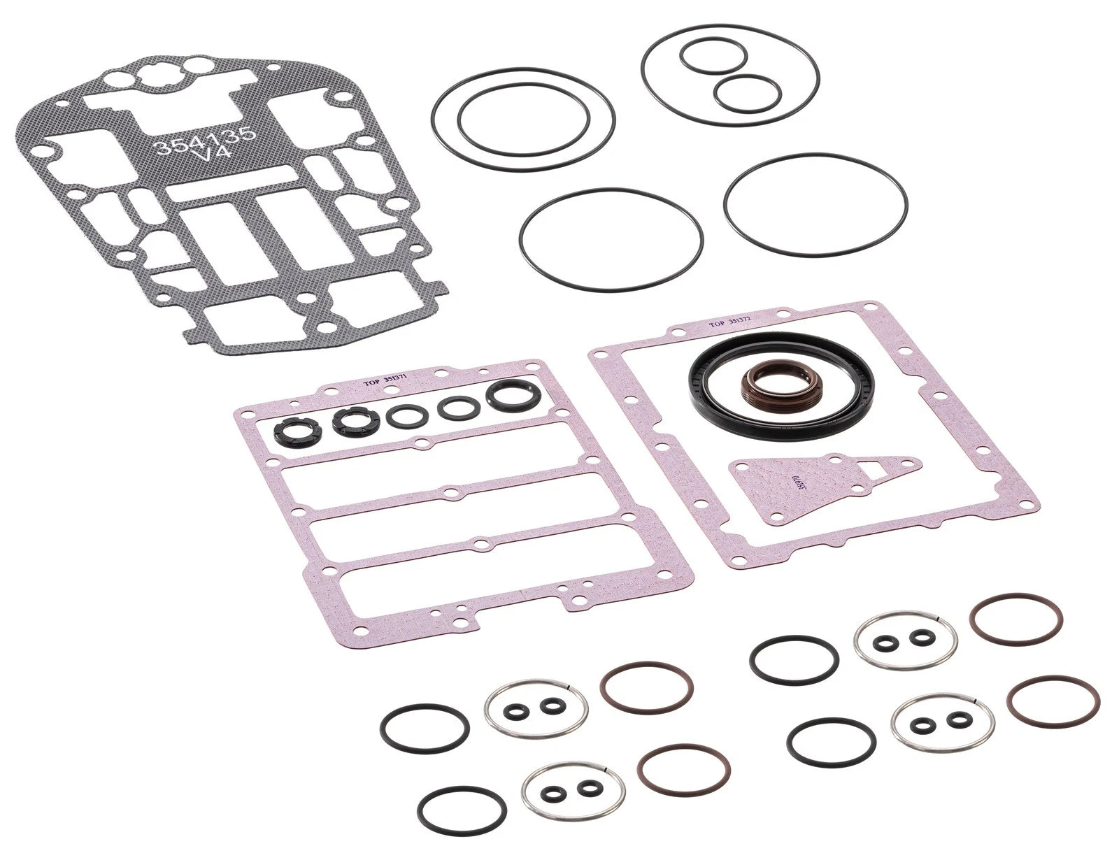 Powerhead Piston Gasket Rebuild Kit for Johnson Evinrude 115 130 V4 (2004–2023)