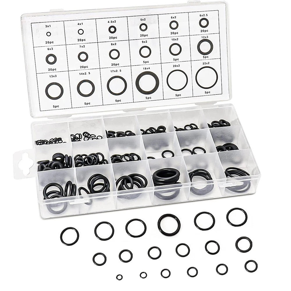 Nitrile Rubber O-Rings Washers for Faucet Tap (18 Size)