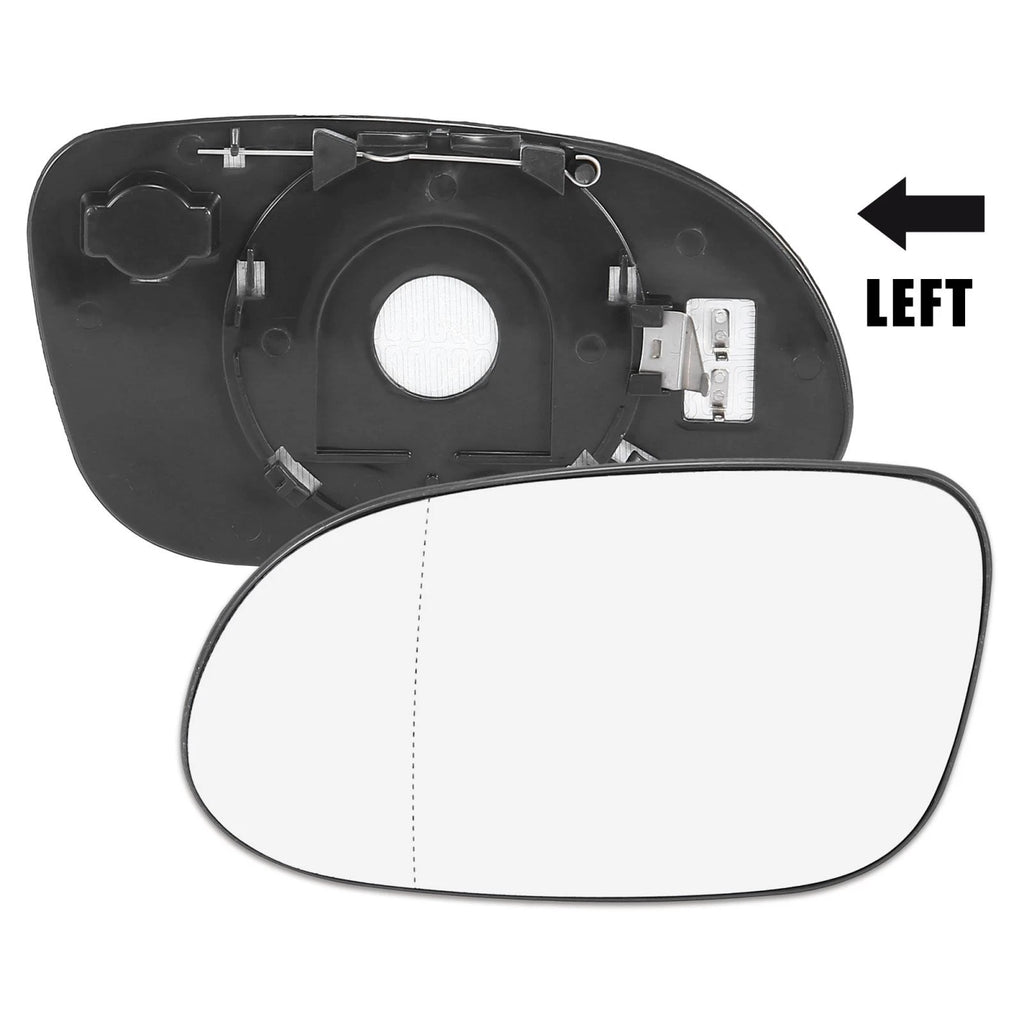 Mirror Glass Replacement Heated w Backing Left Side for Mercedes-Benz CLK320 (2003–2005)