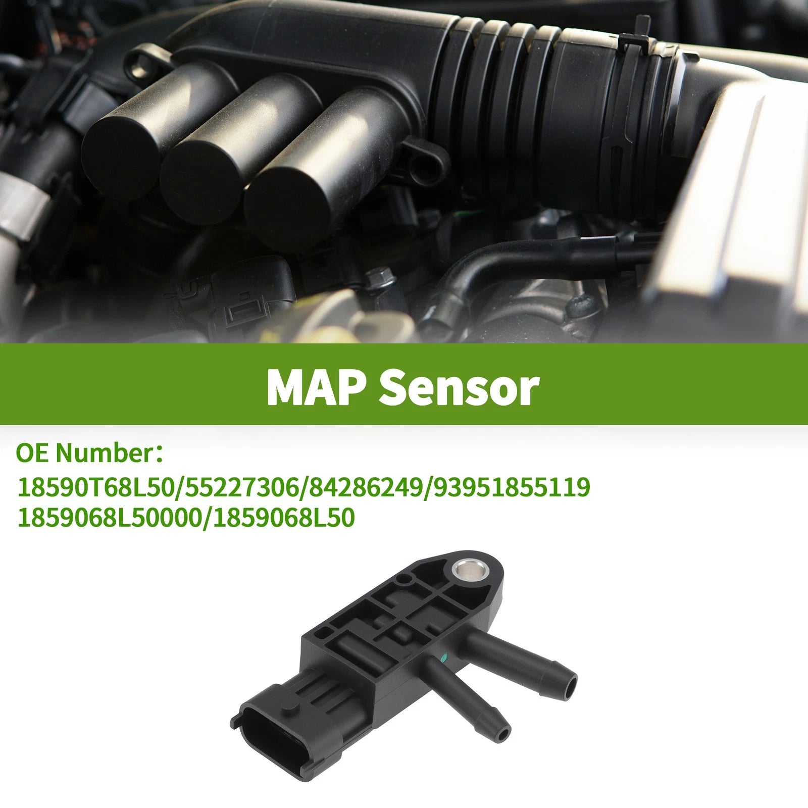 MAP Sensor for Alfa Romeo 159 (939_) No. 18590T68L50
