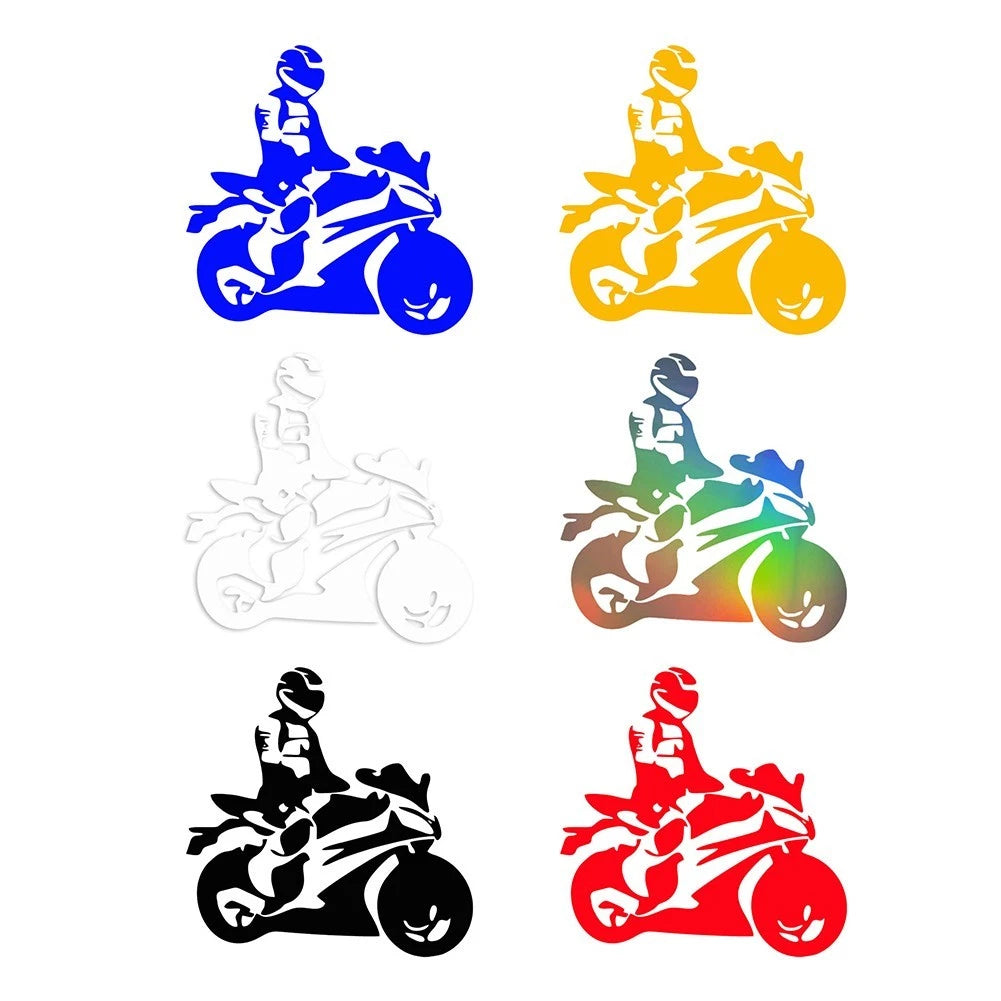 5 Pack Weatherproof Motorcycle Decals Car Stickers PVC