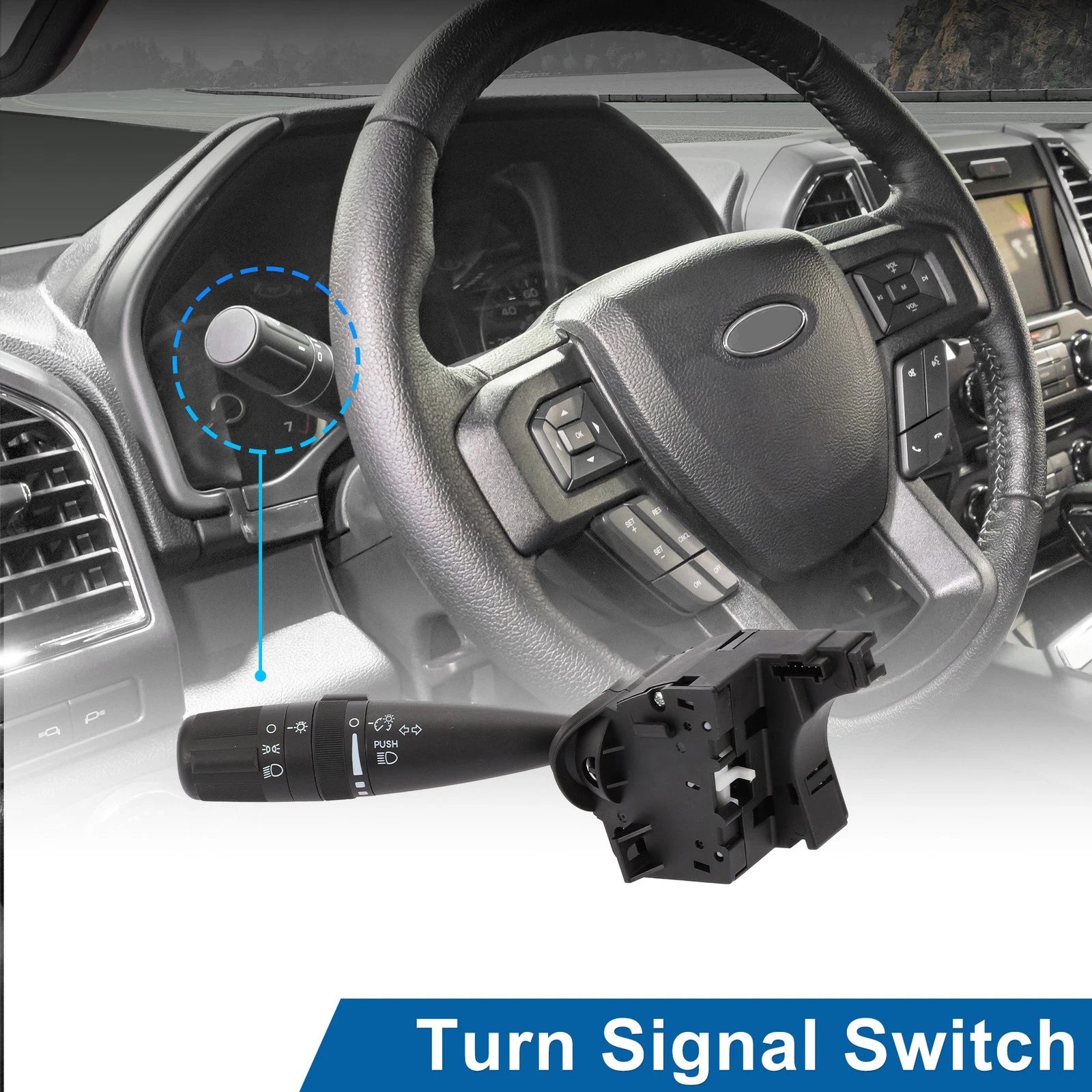 Steering Column Turn Signal Switch Lever for Dodge Avenger Journey (2008–2020)