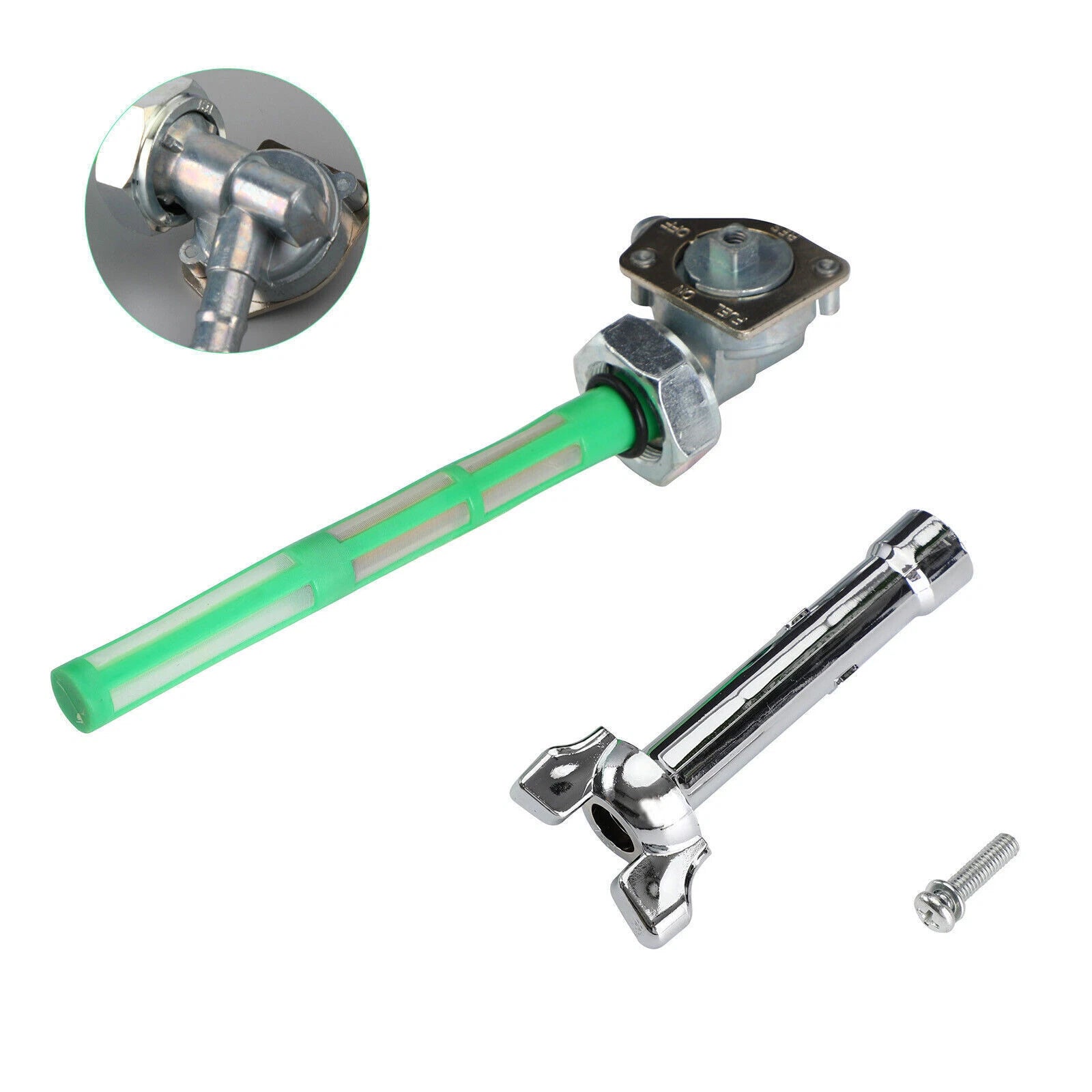 Fuel Gas Petcock Valve & Lever for Honda Shadow VLX600 VT600C (1988–1998)