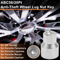Wheel Lock Lug Nut with Key Socket for VW Touareg (2004–2018)