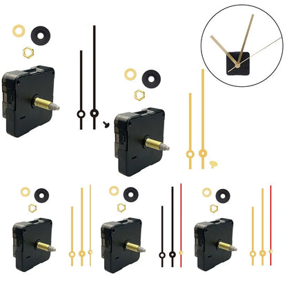 Silent Long Thread Clock Movement DIY Repair Parts Kit