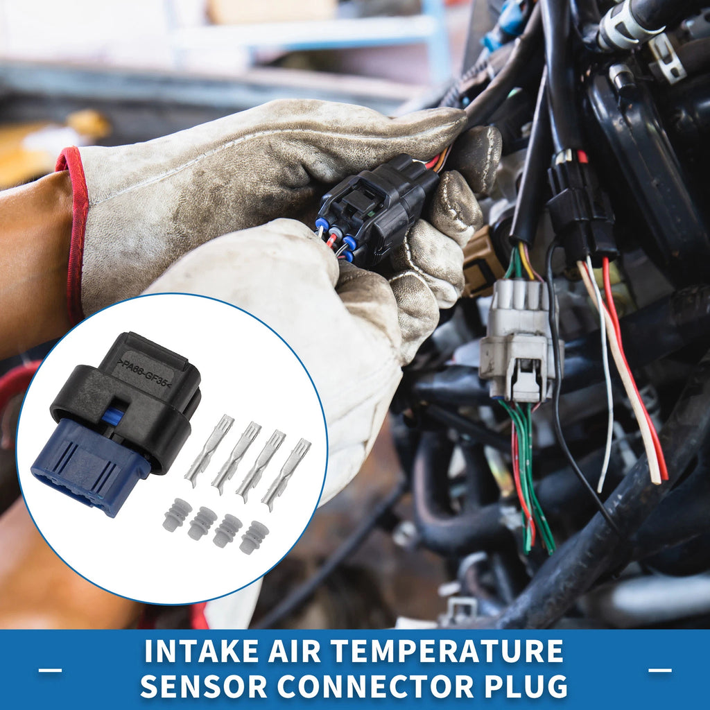 Intake Air Temperature Sensor Connector Plug for Ford (No.CU2Z14S411A)