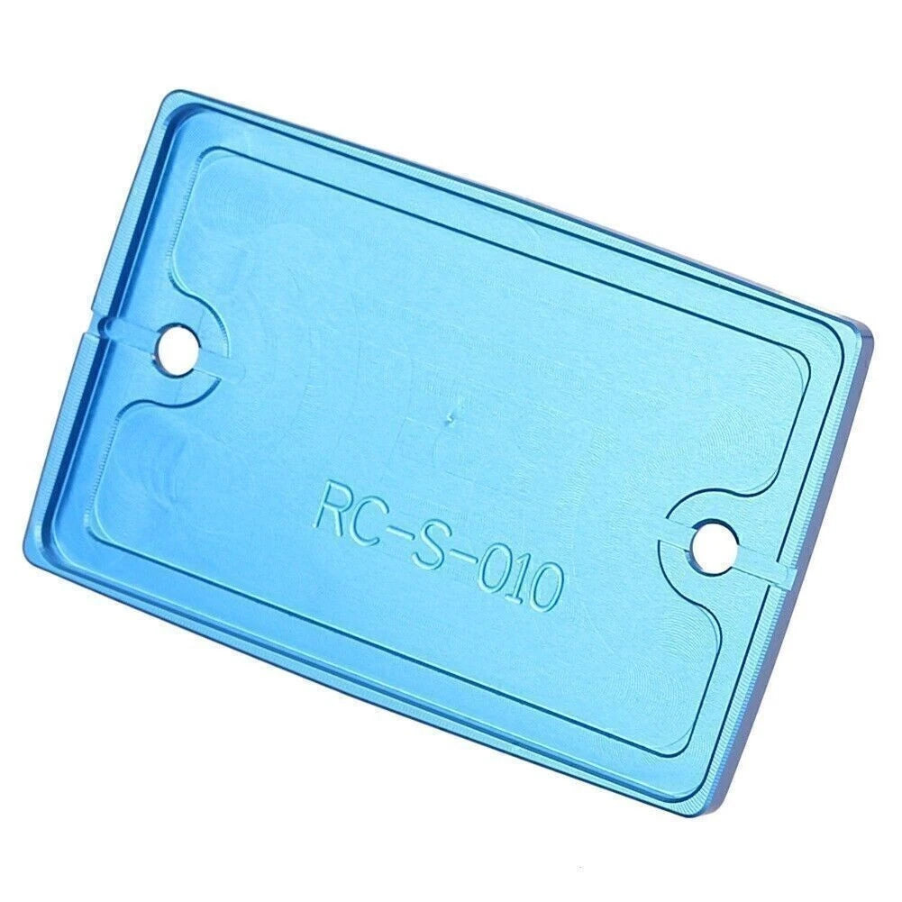 Front Brake Master Cylinder Cover Reservoir Lid Cap for Yamaha MT-09 (2014–2016) - Blue