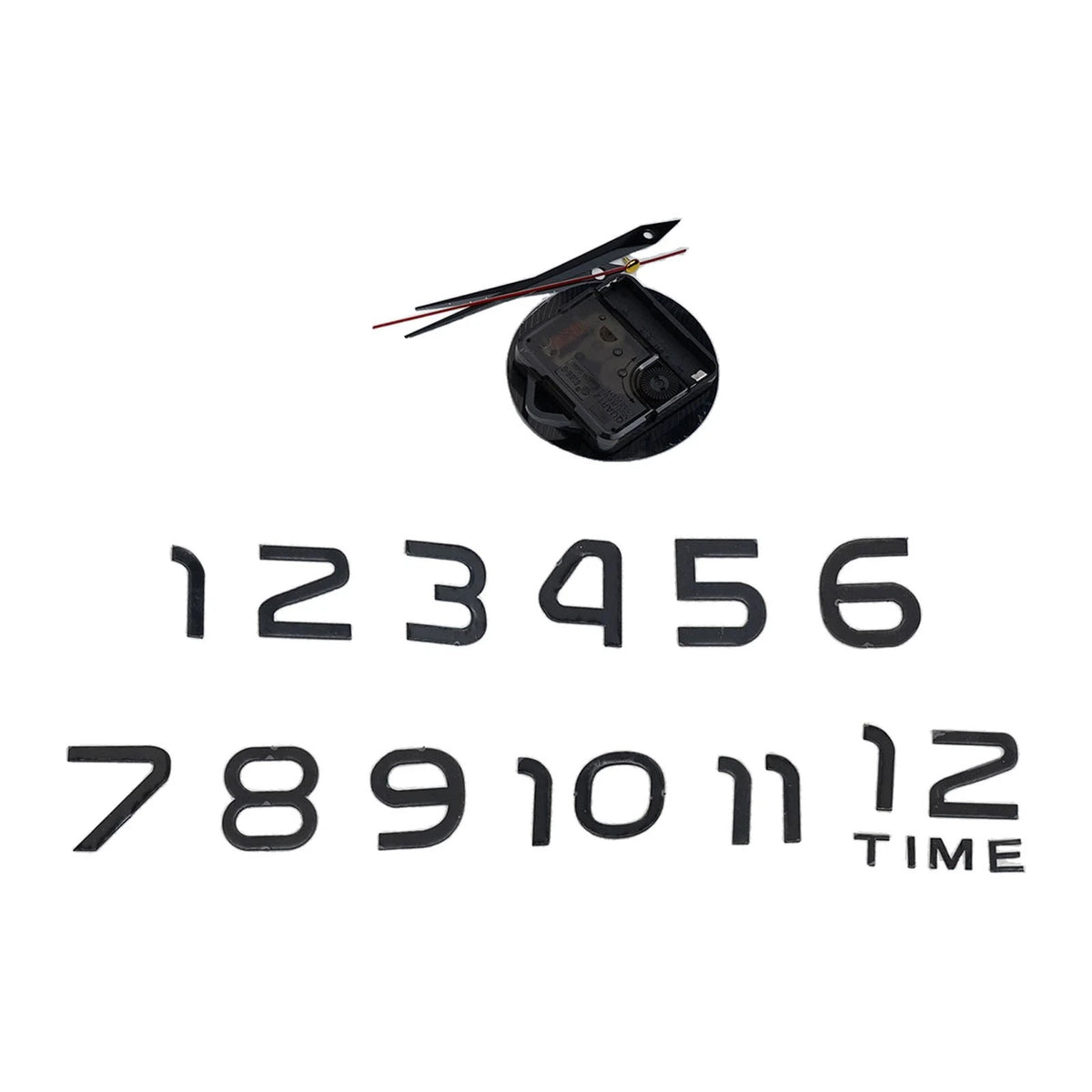 Large Wall Clock with Unique DIY Assembly Features