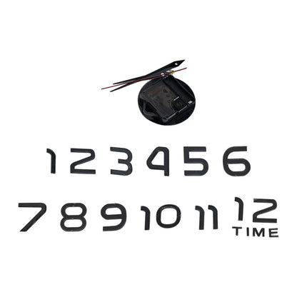Large Wall Clock with Unique DIY Assembly Features