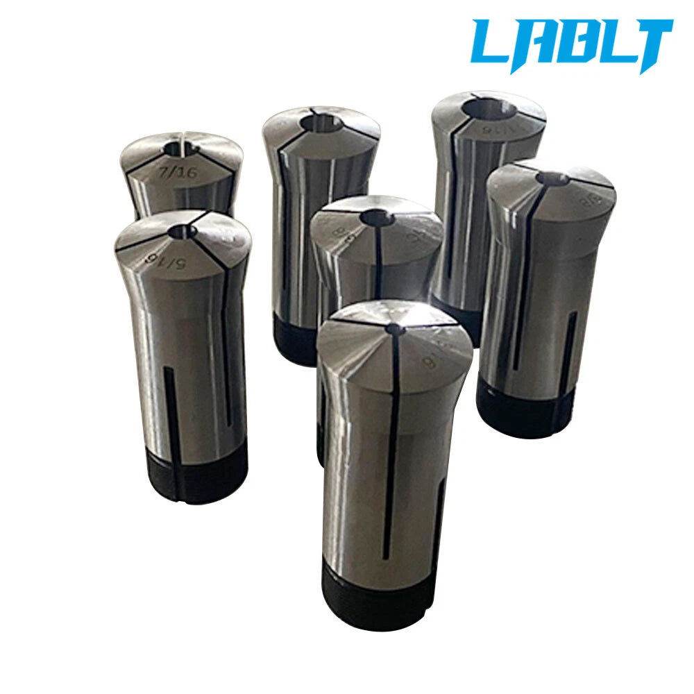 7-Pack 5C Hex Collet Set 0.0006 TIR for CNC Machines