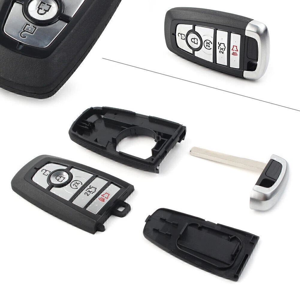 5-Button Remote Key Shell Case Fob for Ford Edge Fusion (2017–2020)